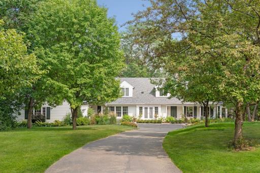 Country estate type setting on 1.65 acres across from Christmas lake
