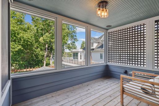 Photo for 2708 Irving Avenue S, Minneapolis, MN 55408 - Listing #6391325 Second floor back patio and view of the lake