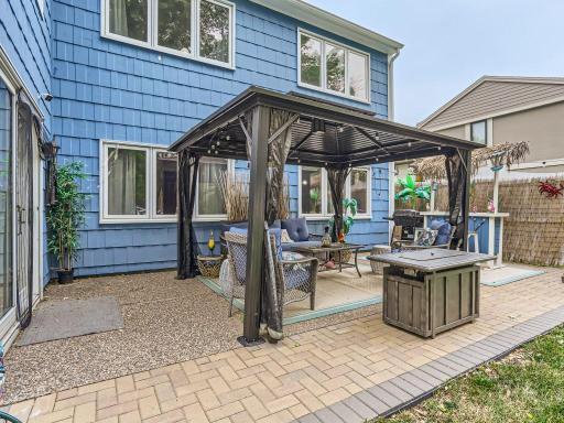 Patio with Gazebo (stays with house)