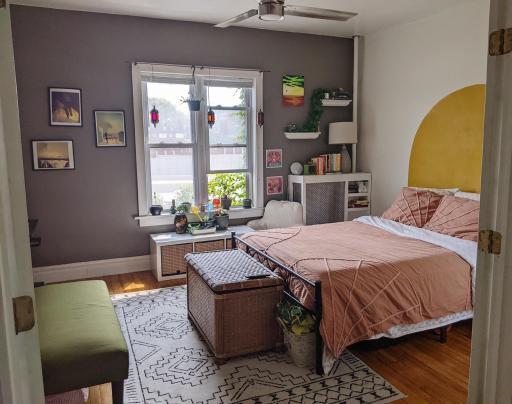 Living room works as a bedroom!