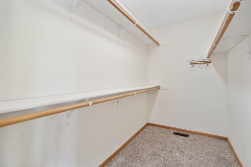 Master walk in closet