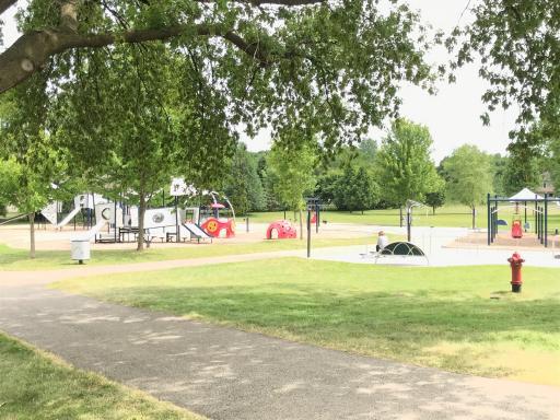 Beautiful Inspiration Park with soccer field, trails, and play equipment!!