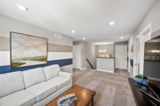 Another view of the loft! Model Floorplan. Actual home finishes will vary.