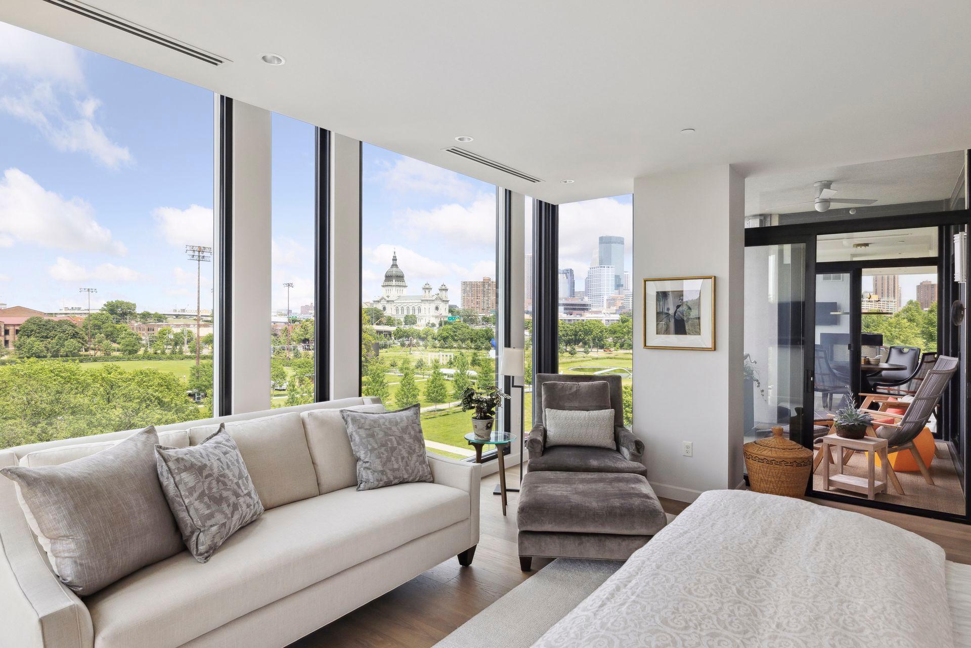 Throughout the home the oak floors have hot water in-floor heating.