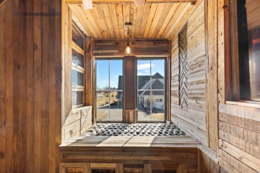 Even this space above the detached is full of custom details and unique charm!