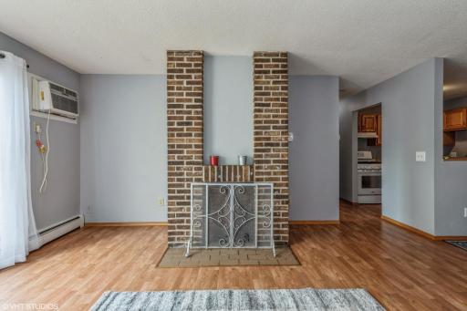 Wood burning fire place