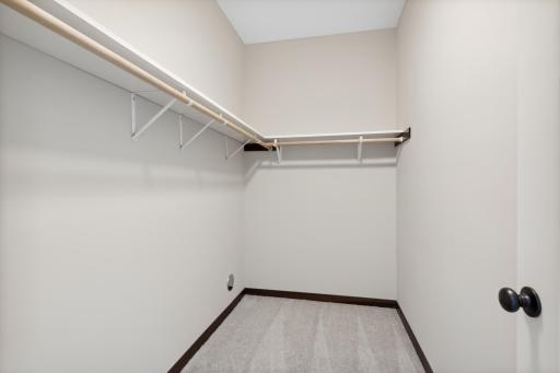 MODEL PHOTO. You will love this large walk-in closet!
