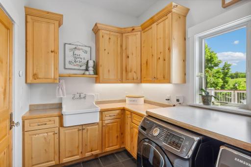Main Floor Laundry Room Recently Remodeled