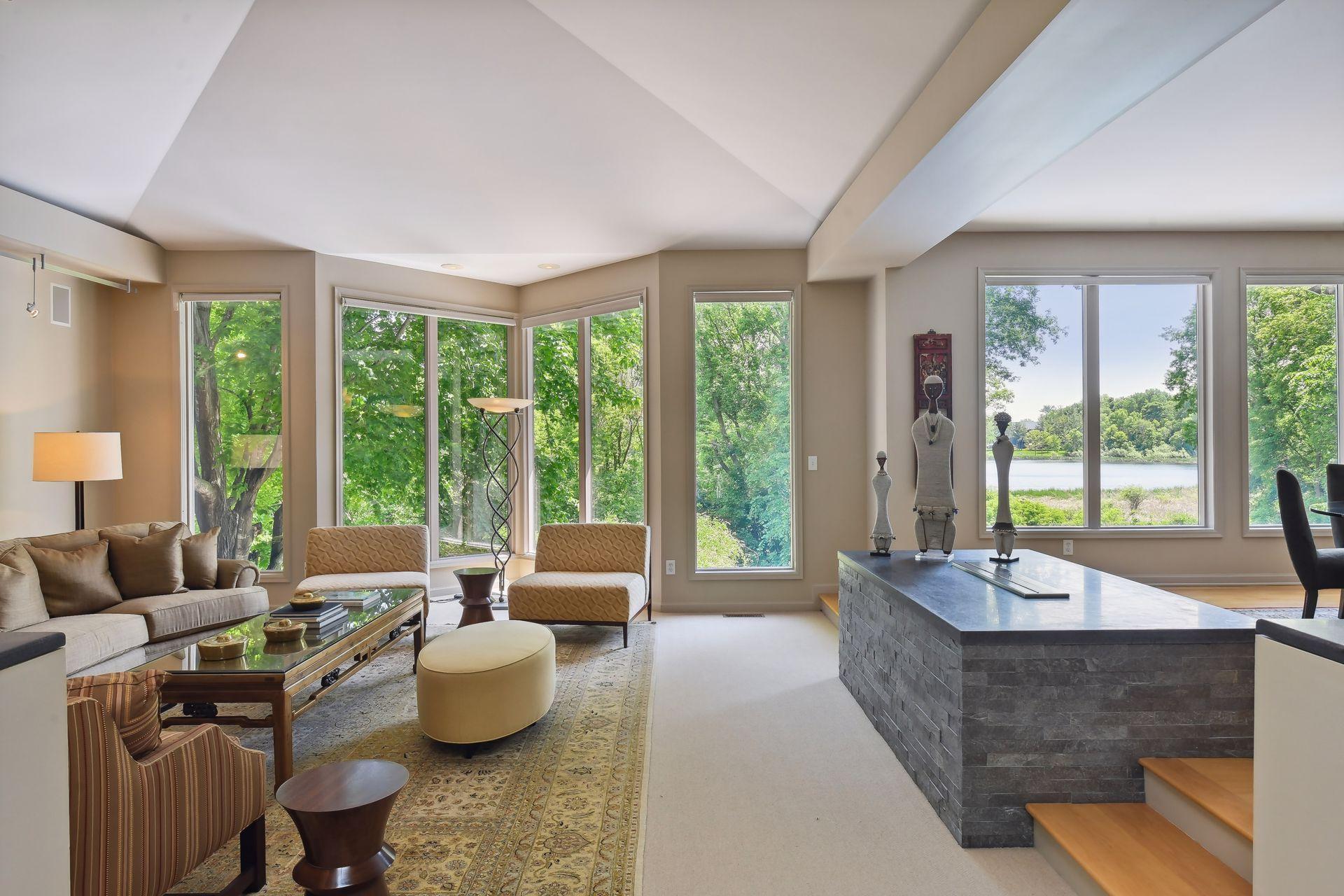 Stunning lake views will captivate you from the moment you step into the grand foyer.