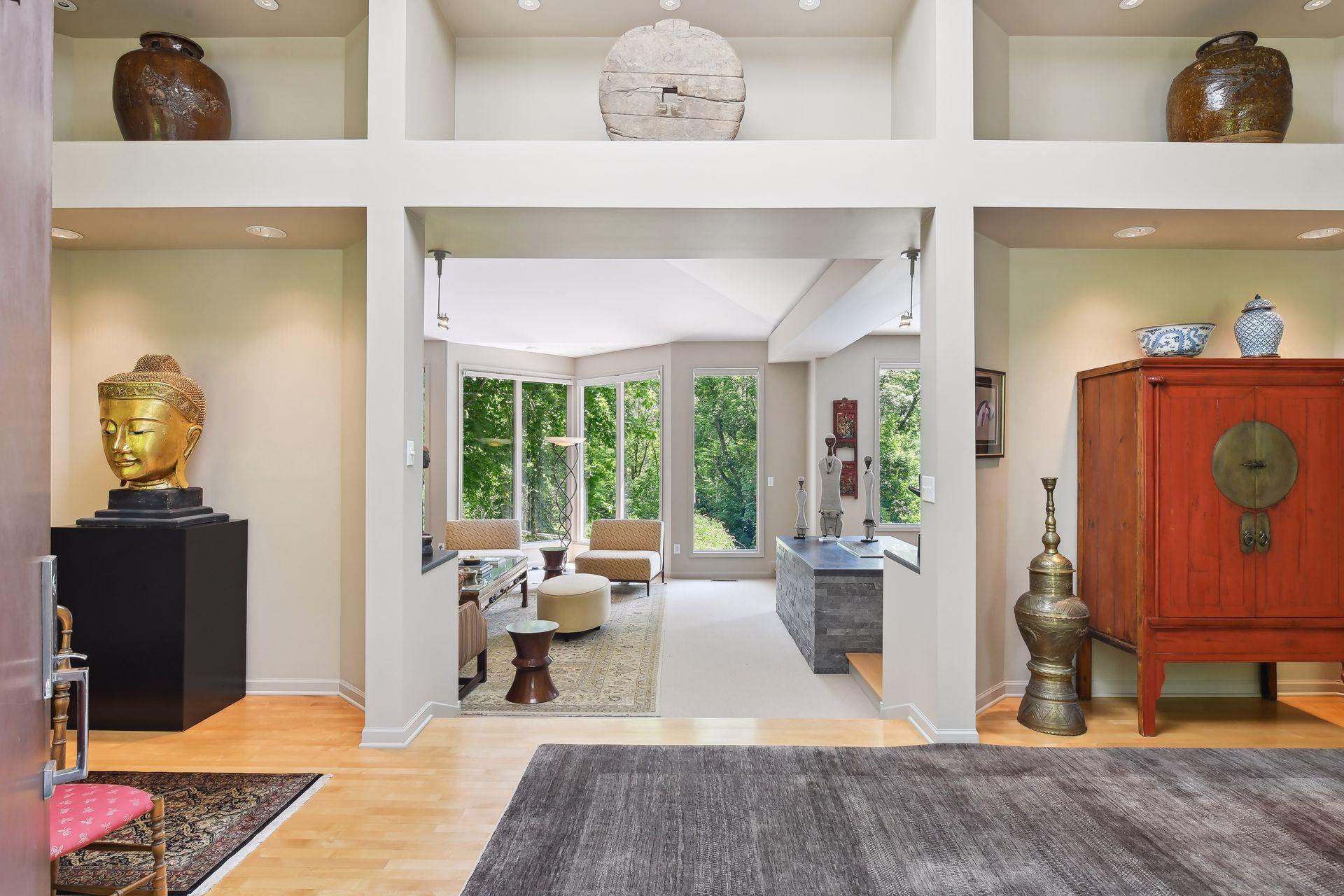 This home makes an architectural statement.