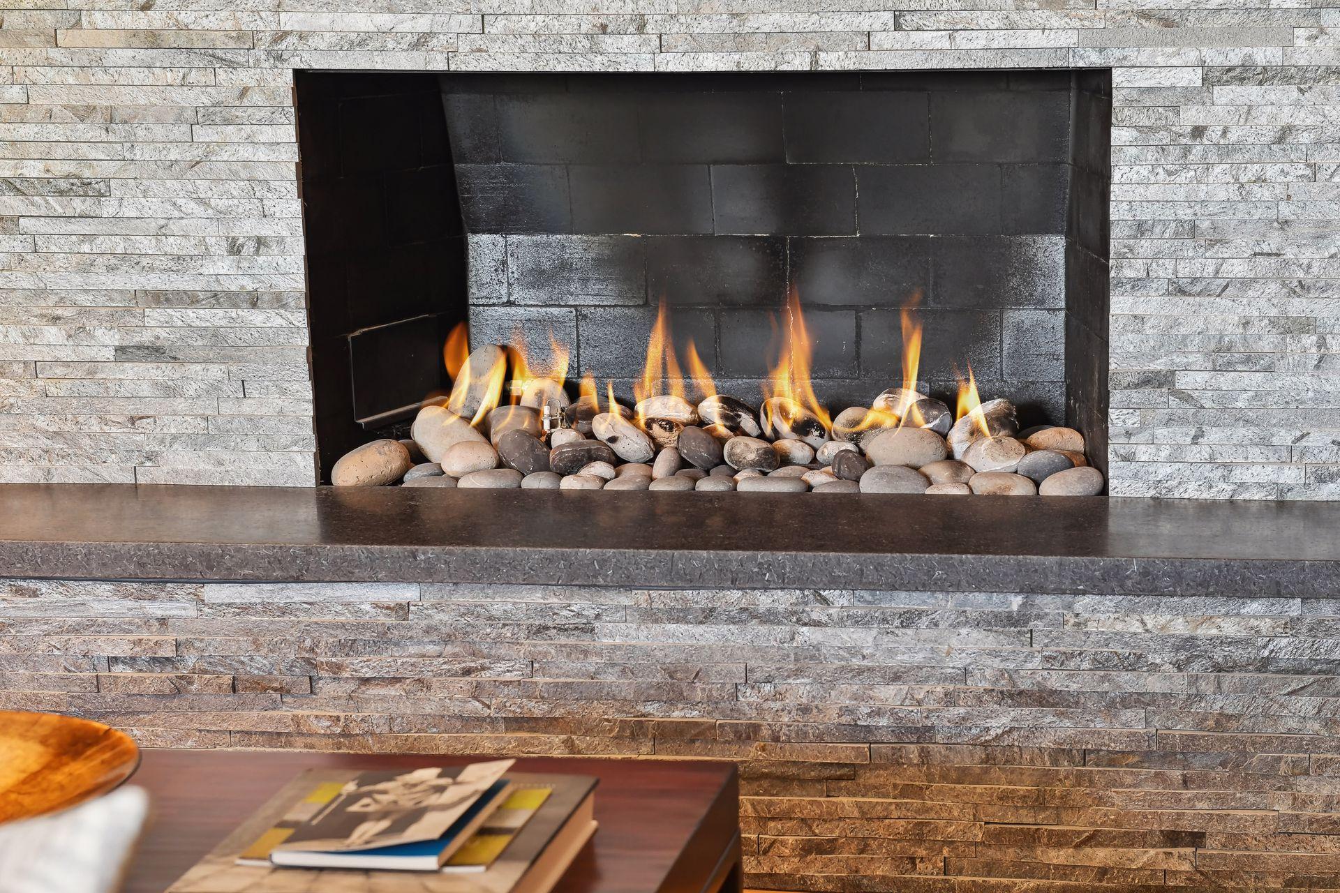 Curl up in front of the fire with a book.