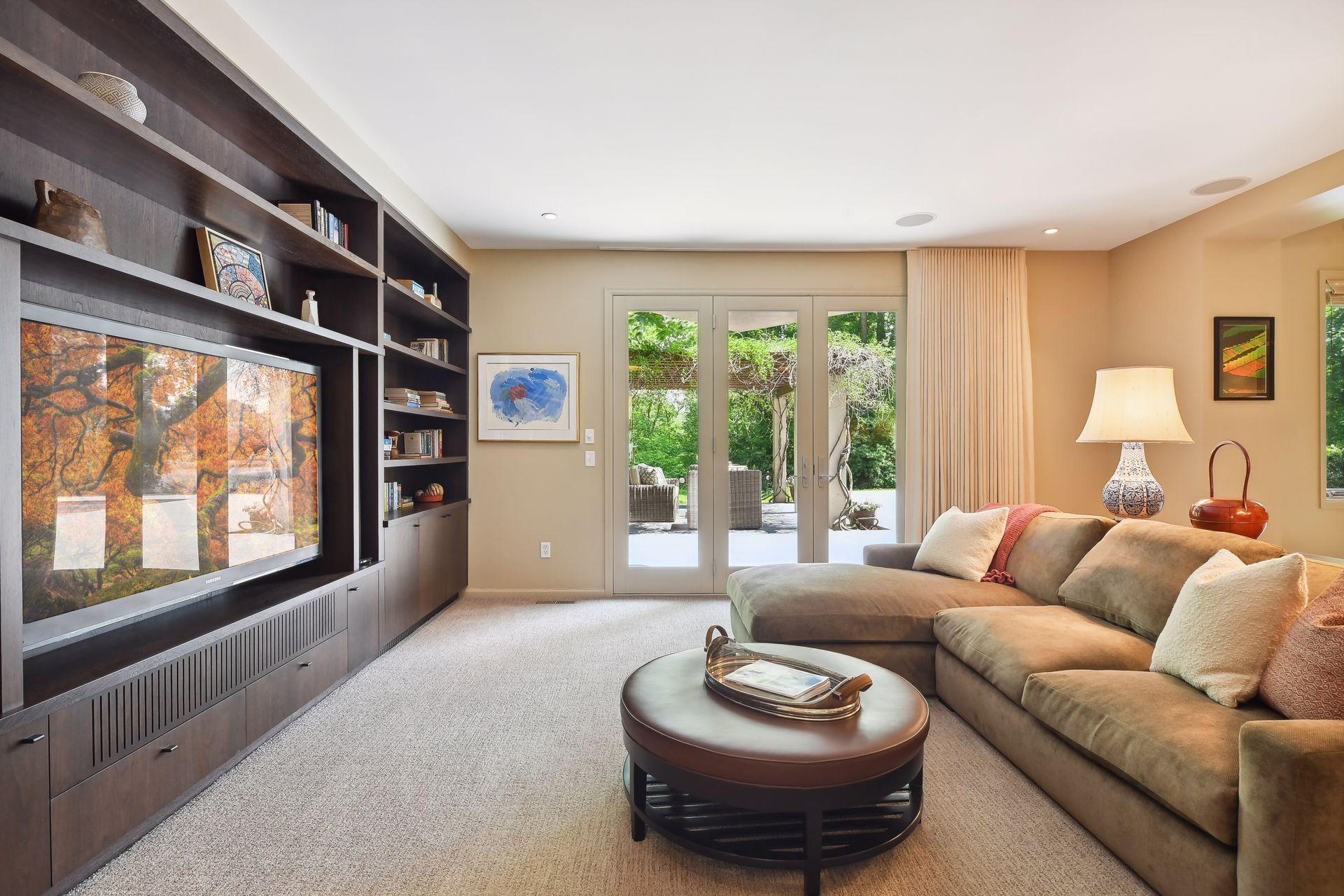 Easy access to the backyard amenities.