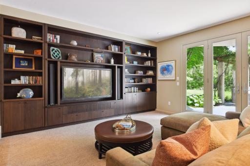 Gather around to watch your favorite movie.