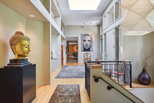 The architechural lilnes are incredible throughout this home.