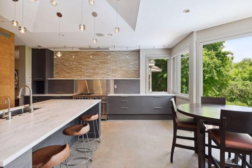 Dinner party anyone? This space is ready for entertaining.