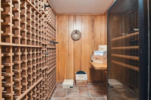 Wine enthusiast? Store your collection in the wine cellar.