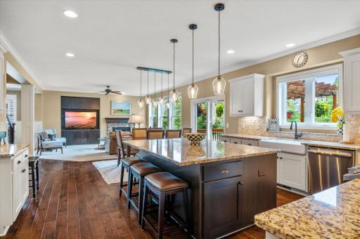 The main level has a very open layout which makes entertaining really easy.