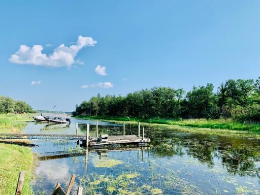 From dock facing south Johnson Creek