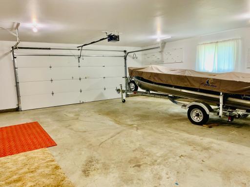 Inside attached garage (boat not included)