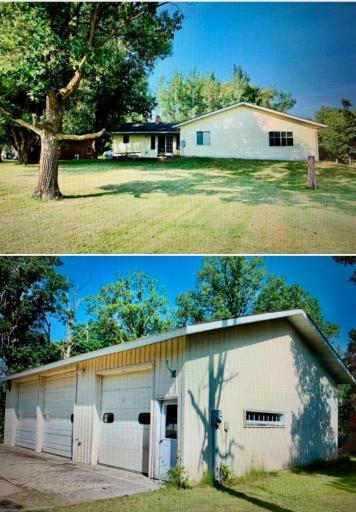 Waterfront home & back lot with 1666 sf shop