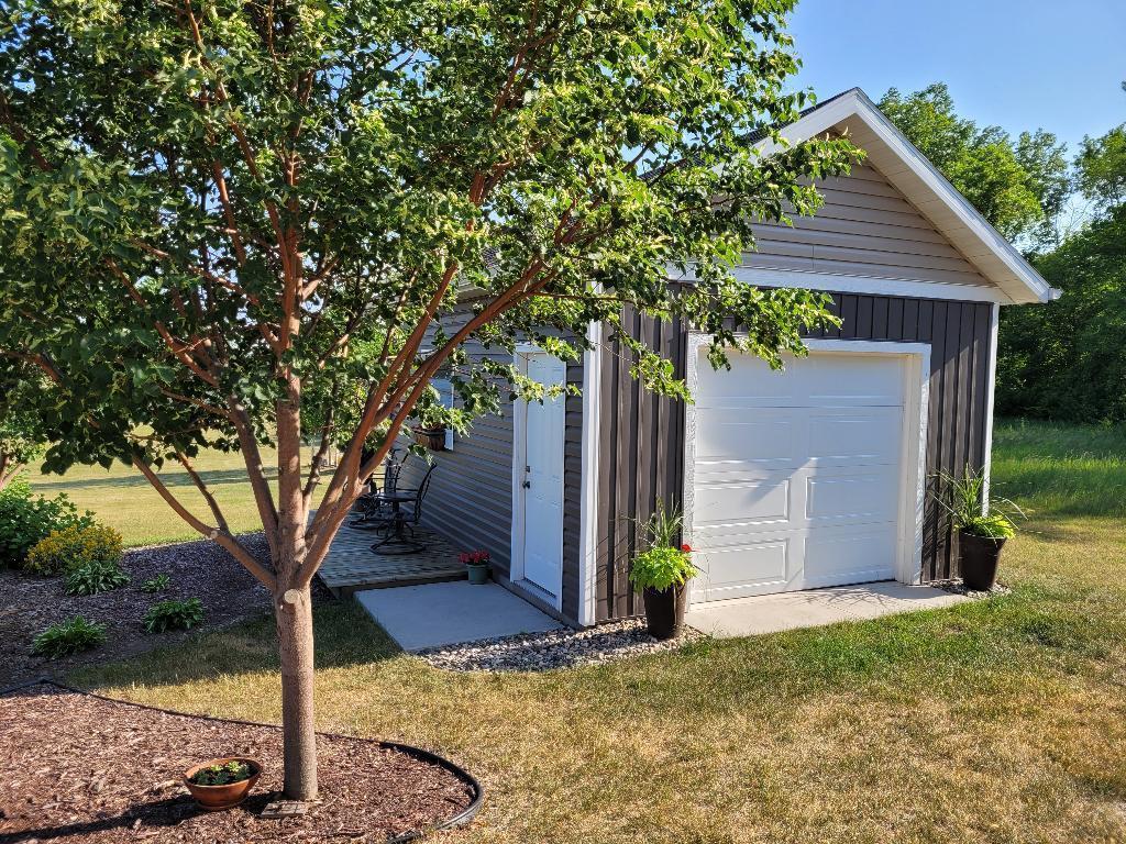 Shed by house