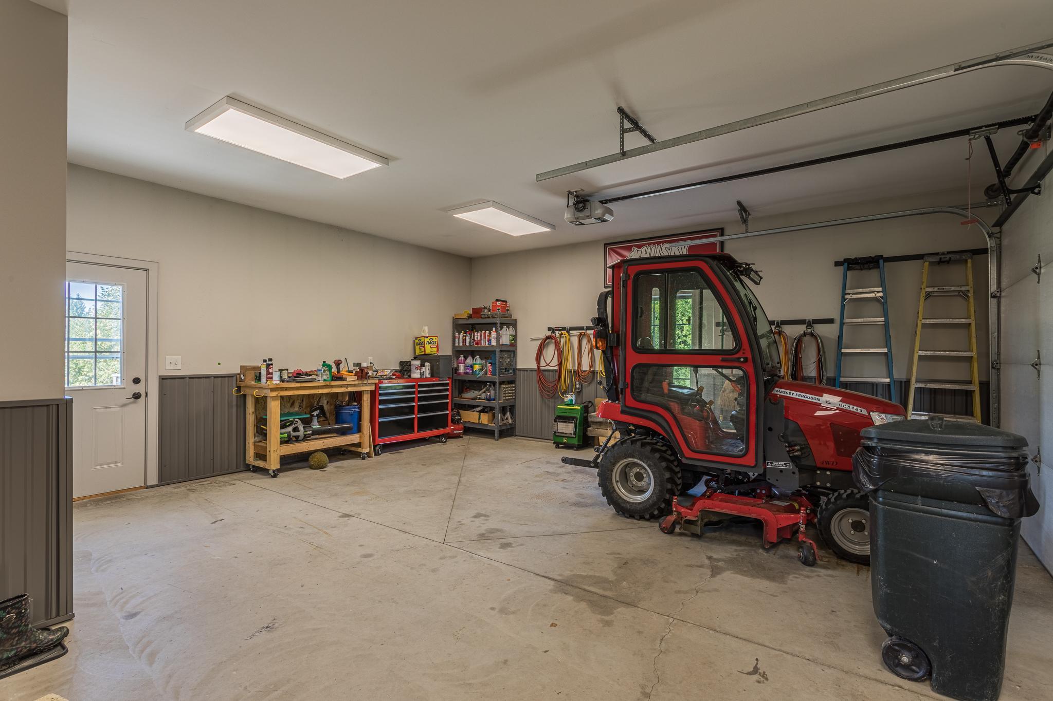 Attached garage