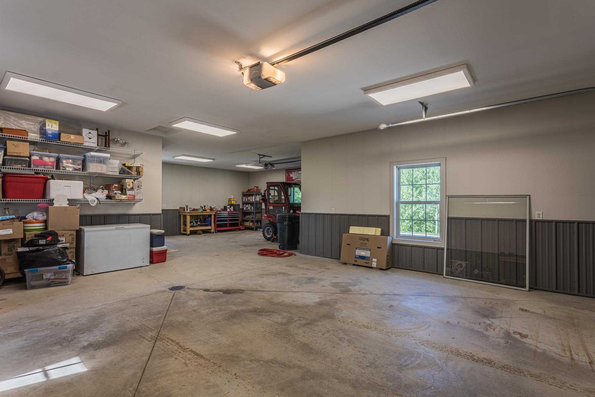 Attached garage