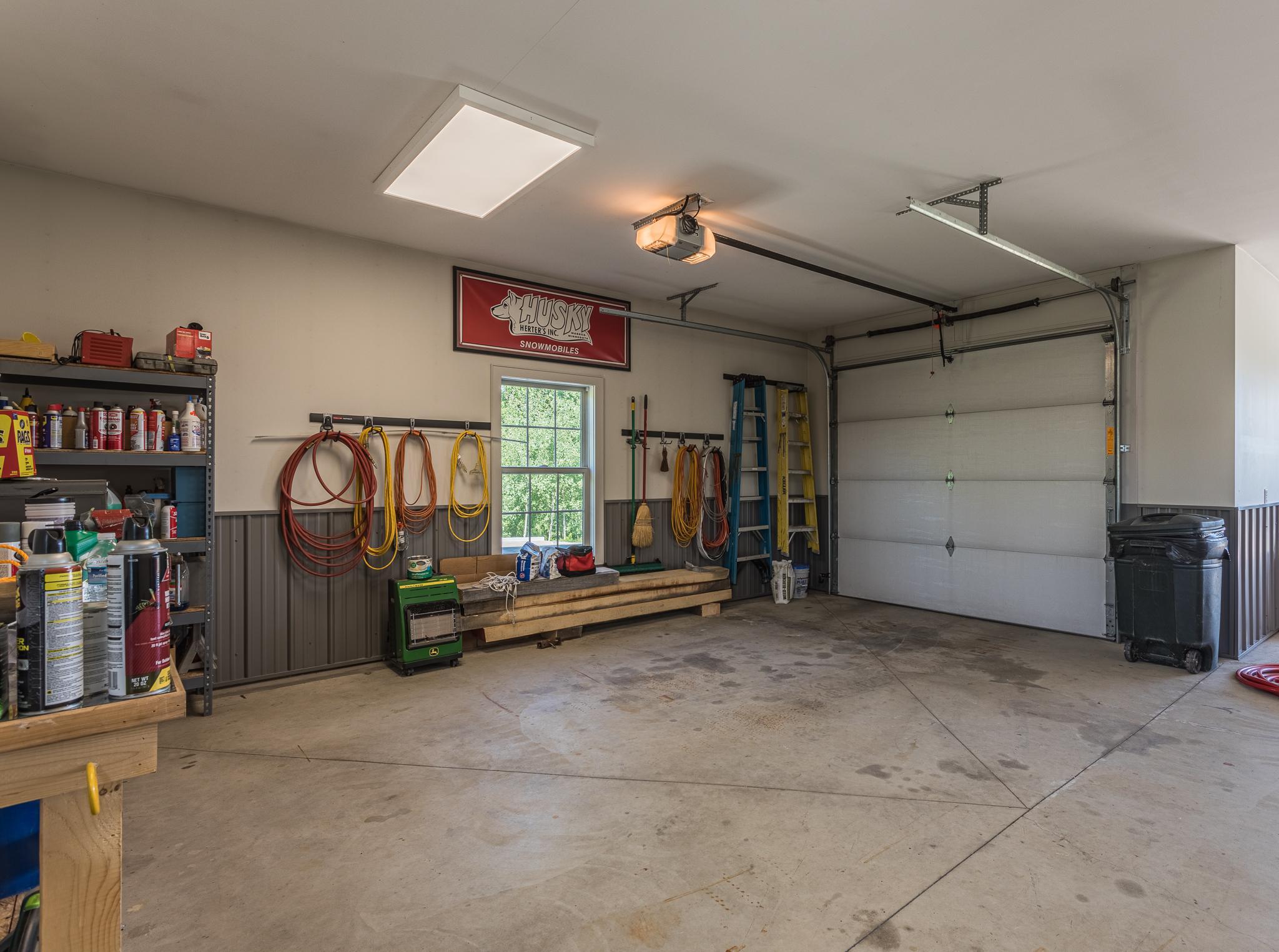 Attached garage