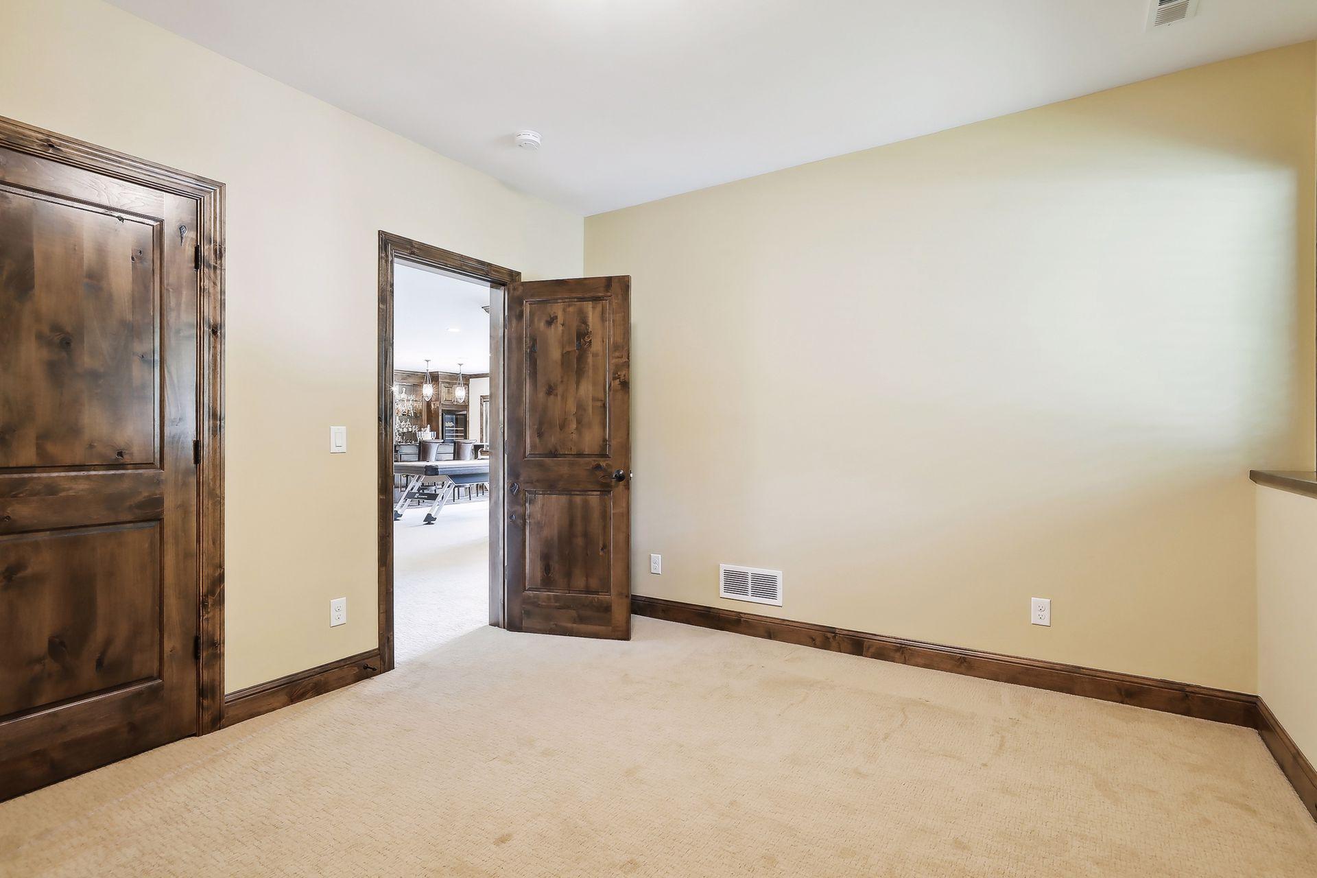 Additional bedroom in the lower level.