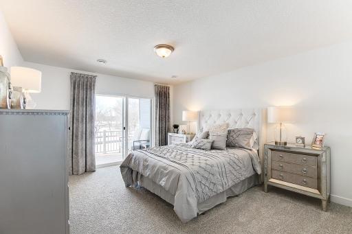 Bedroom Suite goes to your private balcony (pictures of model home)