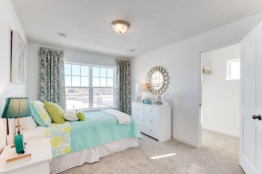 Nice 3rd bedroom (photos of model home)