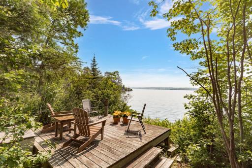 lakeside deck