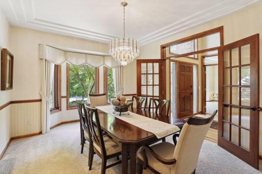 Formal dining for those special occasions