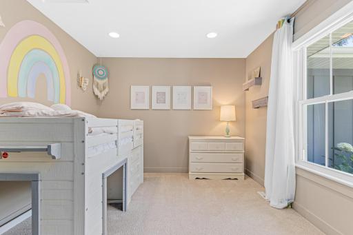 Bedroom number 3 on the main level is just adorable