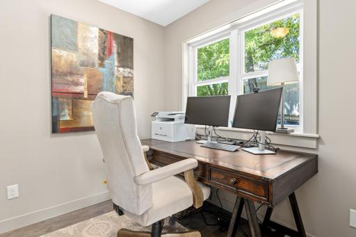A private, main level office is what every professional needs