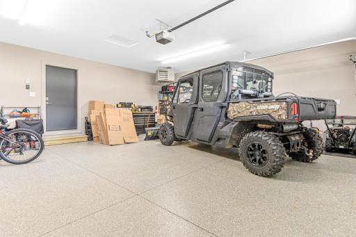 The 2nd main level garage (all 3 garages have epoxy floors)