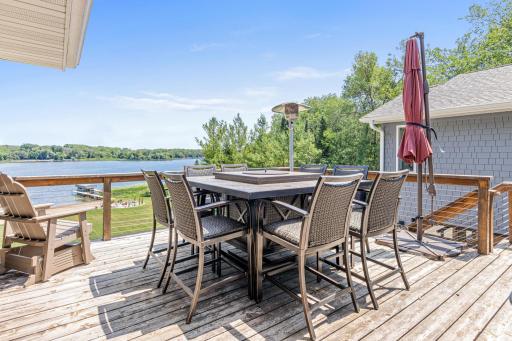 And if the 3 season porch wasn't enough, step outside to breathe in the fresh air (deck will be stained prior to closing)