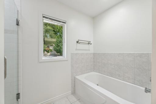Upper Full Bath with Separate Shower and Tub
