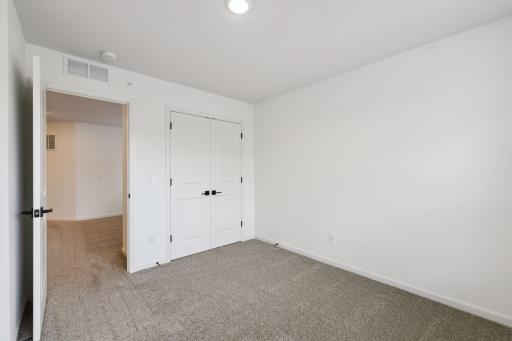 Very spacious closets in the secondary bedrooms.