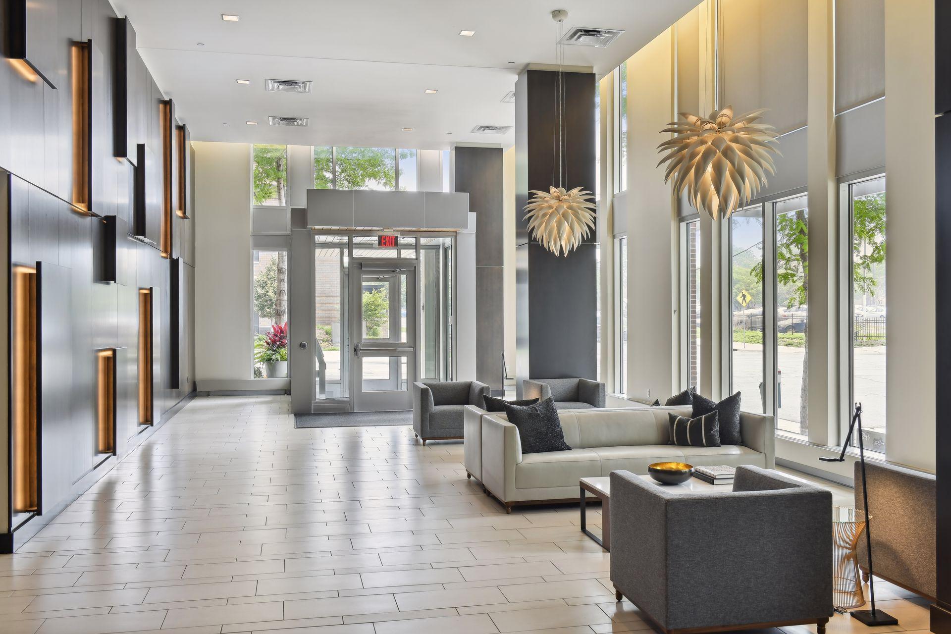 Greeting/waiting area in reception