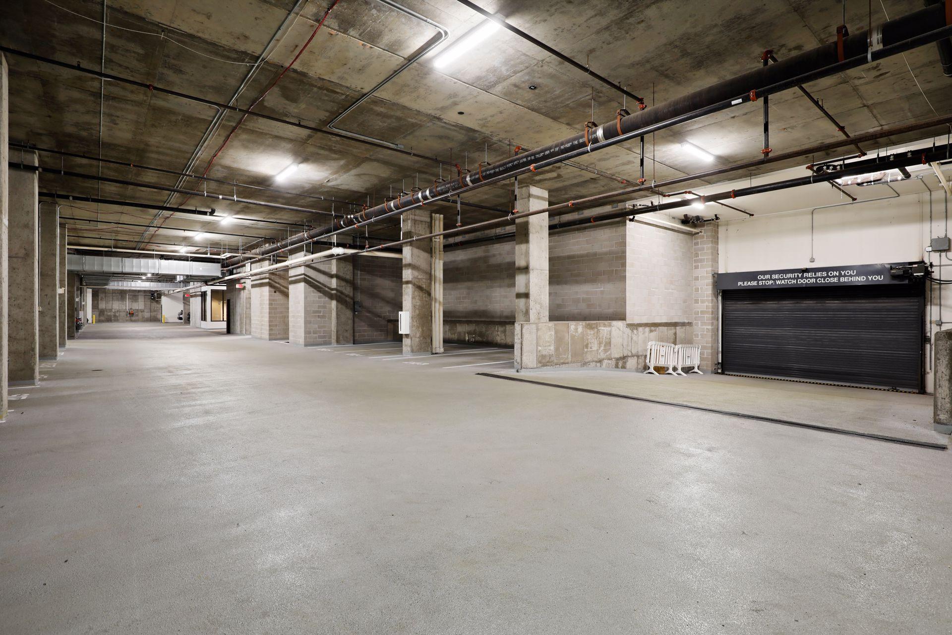 heated garage, unit 1204 has 3 spaces plus separate storage room