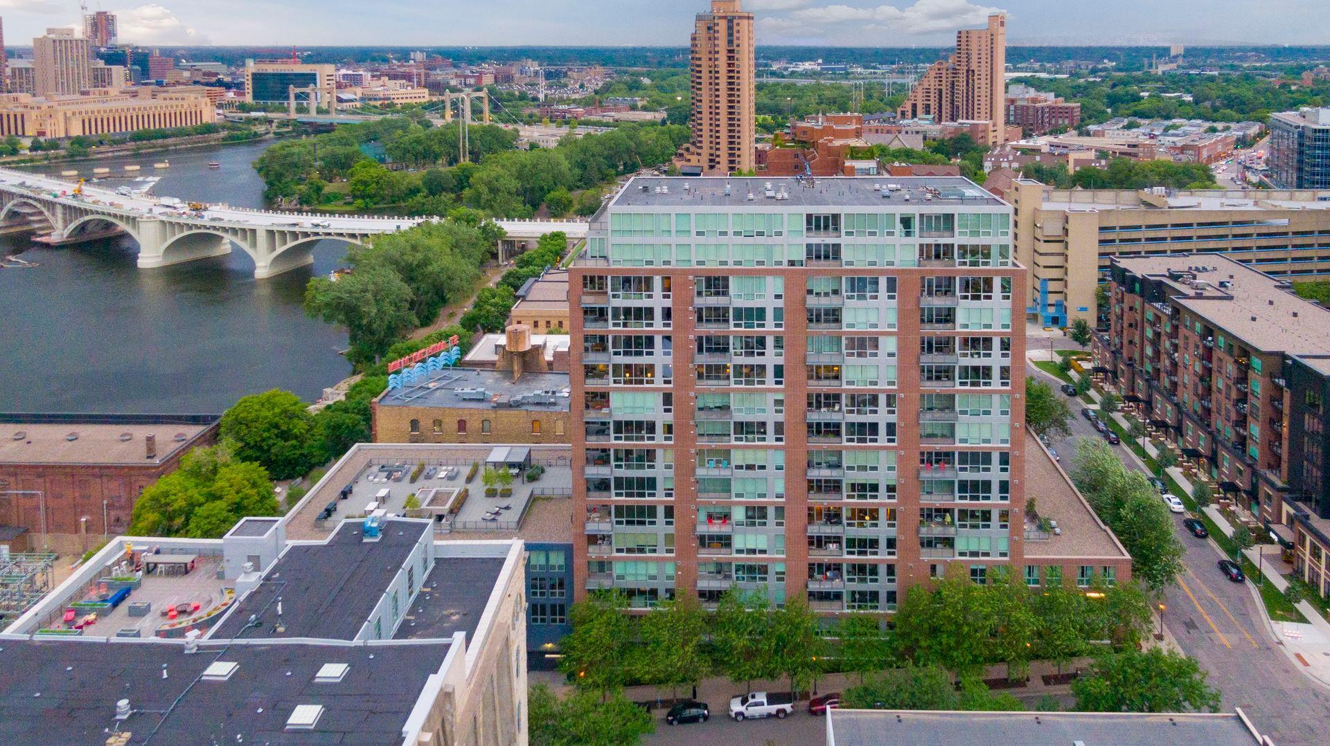 Showing the front of The Phoenix on the River
