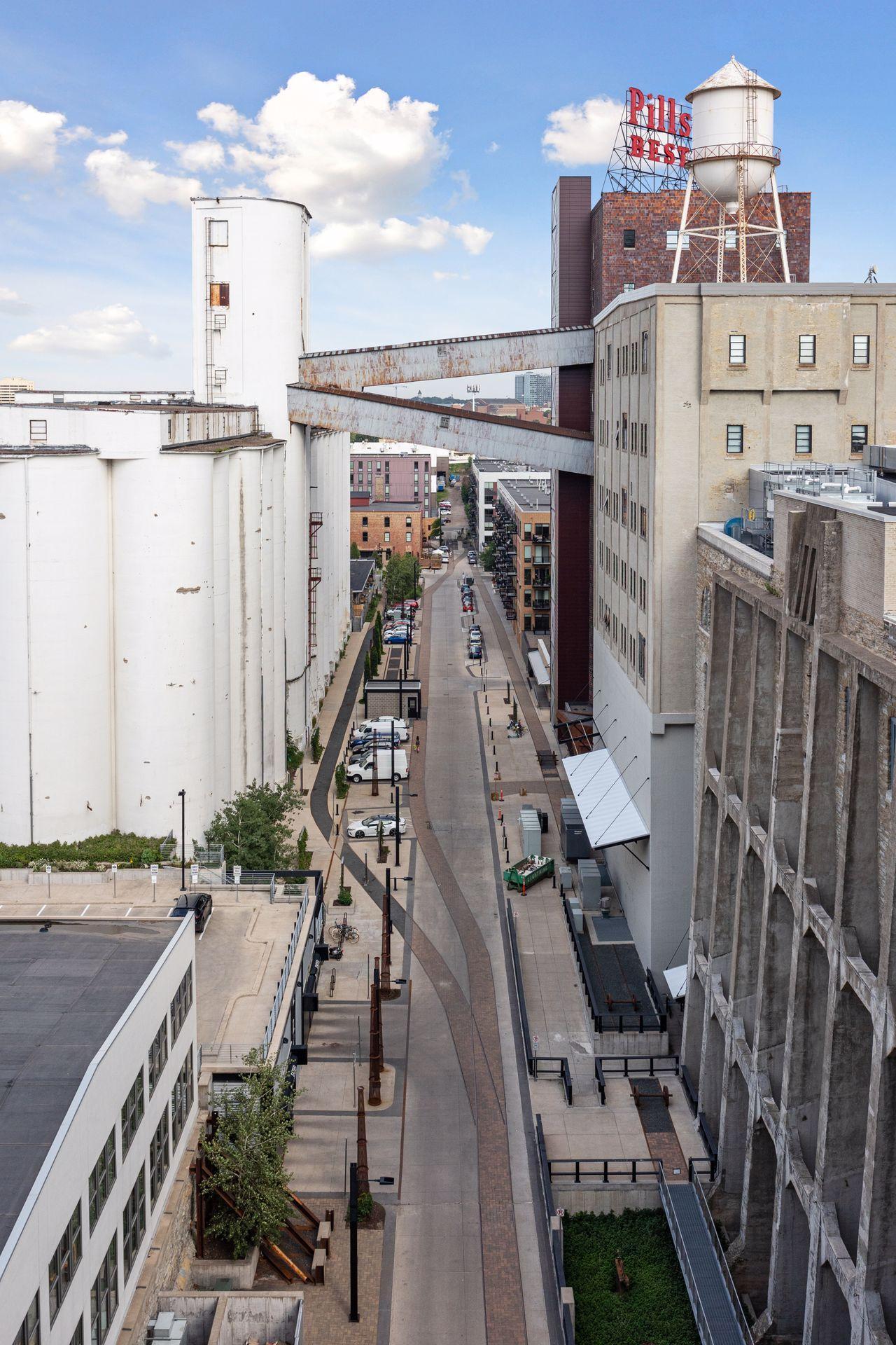 The interesting view directly below 2nd bedrooms terrace.