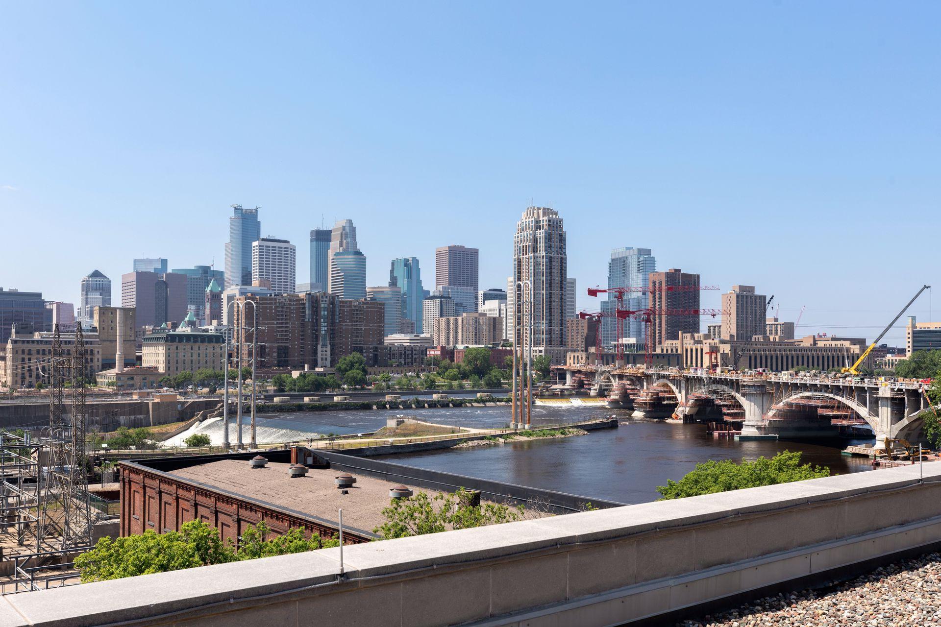 View from roof top deck