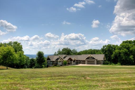 Beautiful, elegant, country home overlooking the Mississippi River.