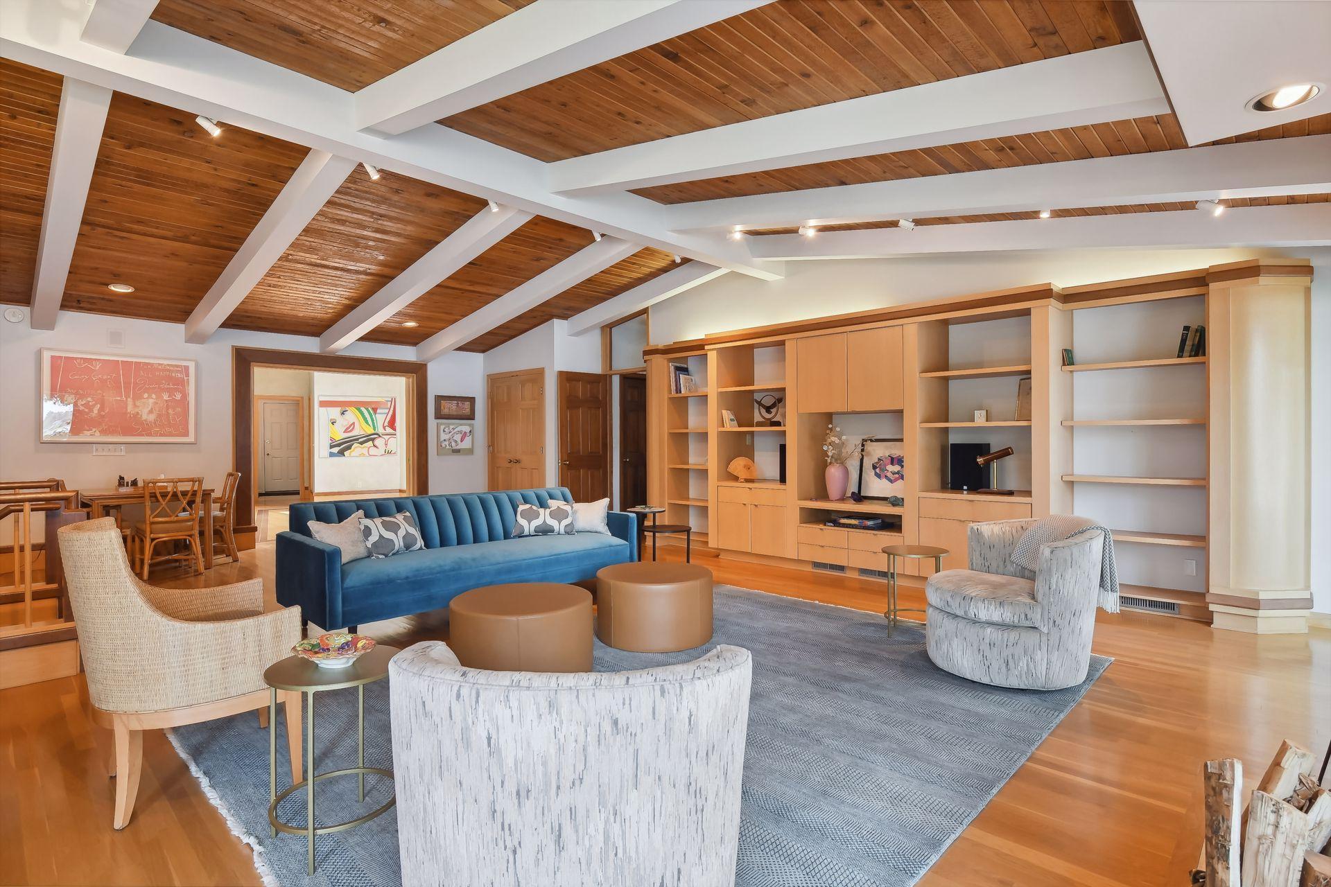 Lovely built-ins and storage space.