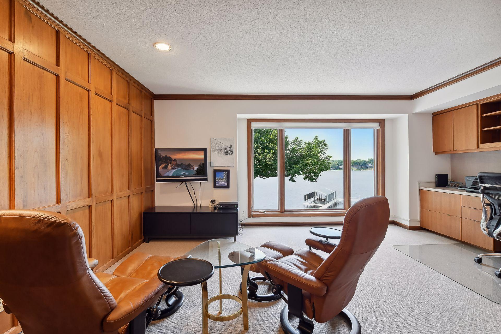 Large den with great views and ensuite bathroom.