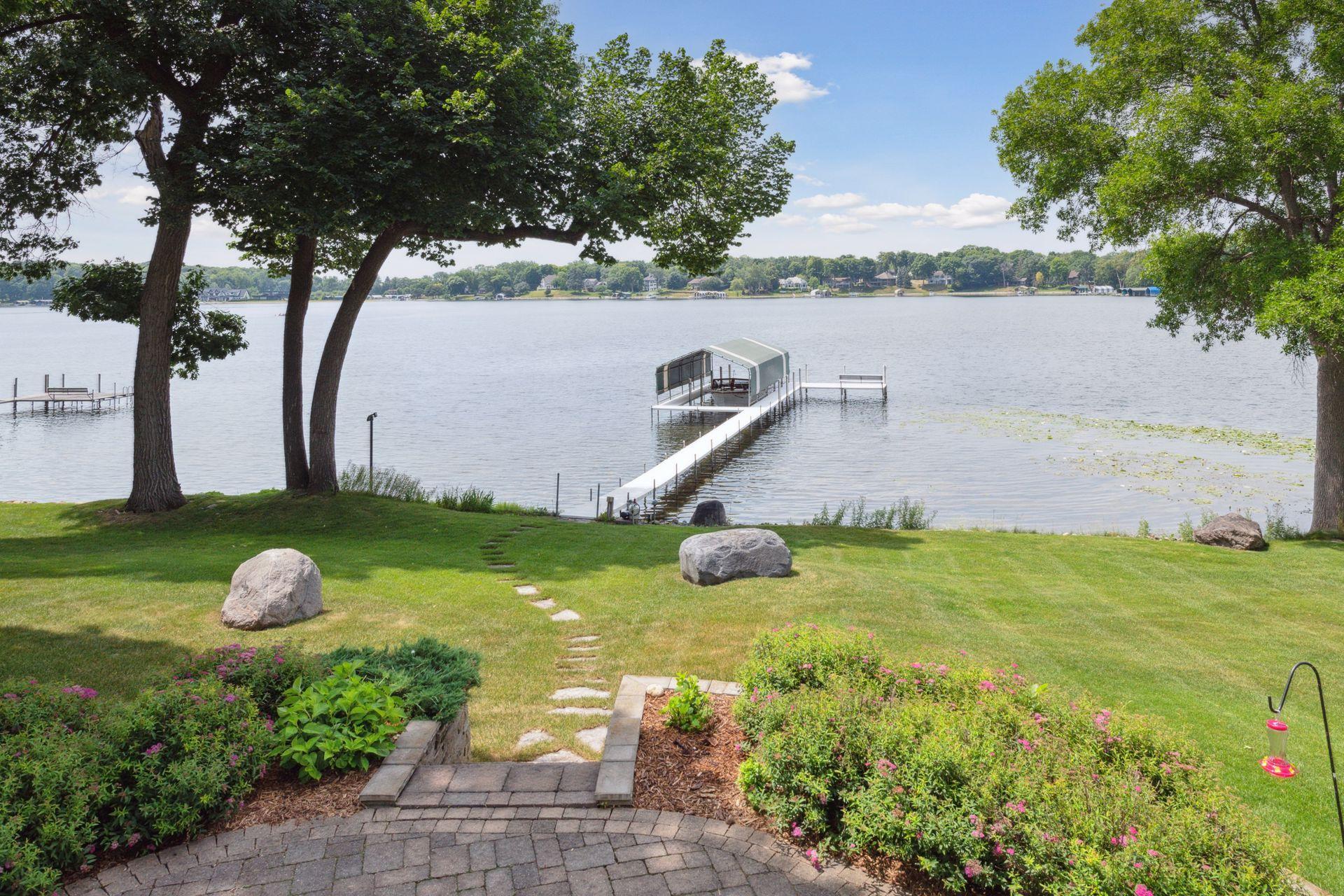28' Dock (and canopy) included in the sale of home.