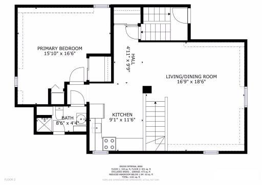 Photo for 495 Summit Avenue, Saint Paul, MN 55102 - Listing #6400517 495 Summit Avenue Carriage House/Garage floorplan upper level