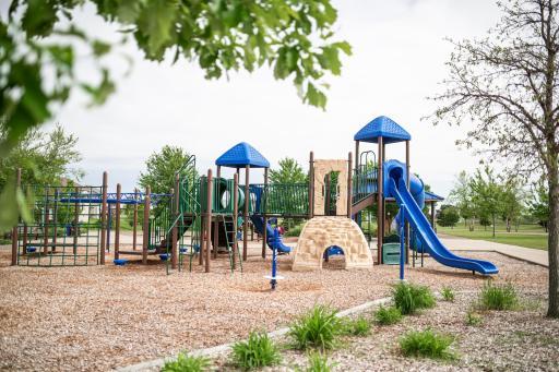 Extensive playground to burn off the energy!